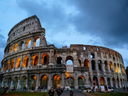 Colosseum Night Falling